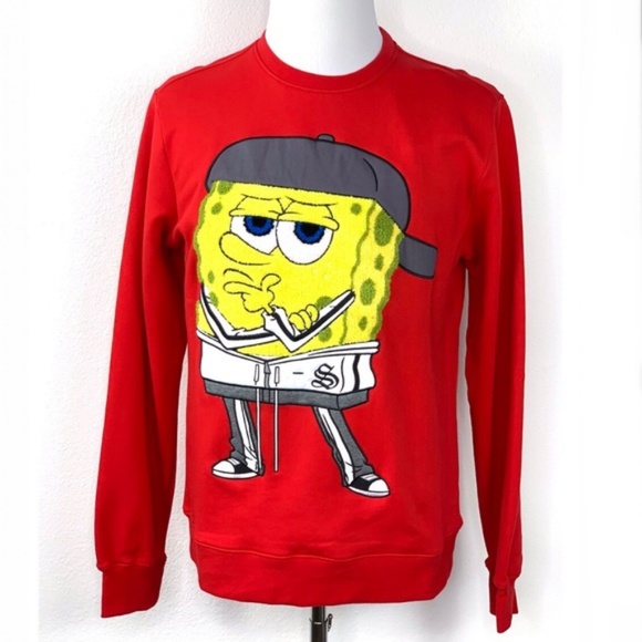 SpongeBob Squarepants Other - SPONGEBOB SQUAREPANTS Red Crewneck